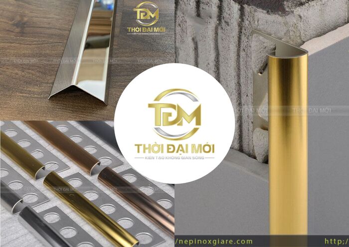 Cách chọn nẹp trang trí: So sánh nhôm, inox, đồng chi tiết